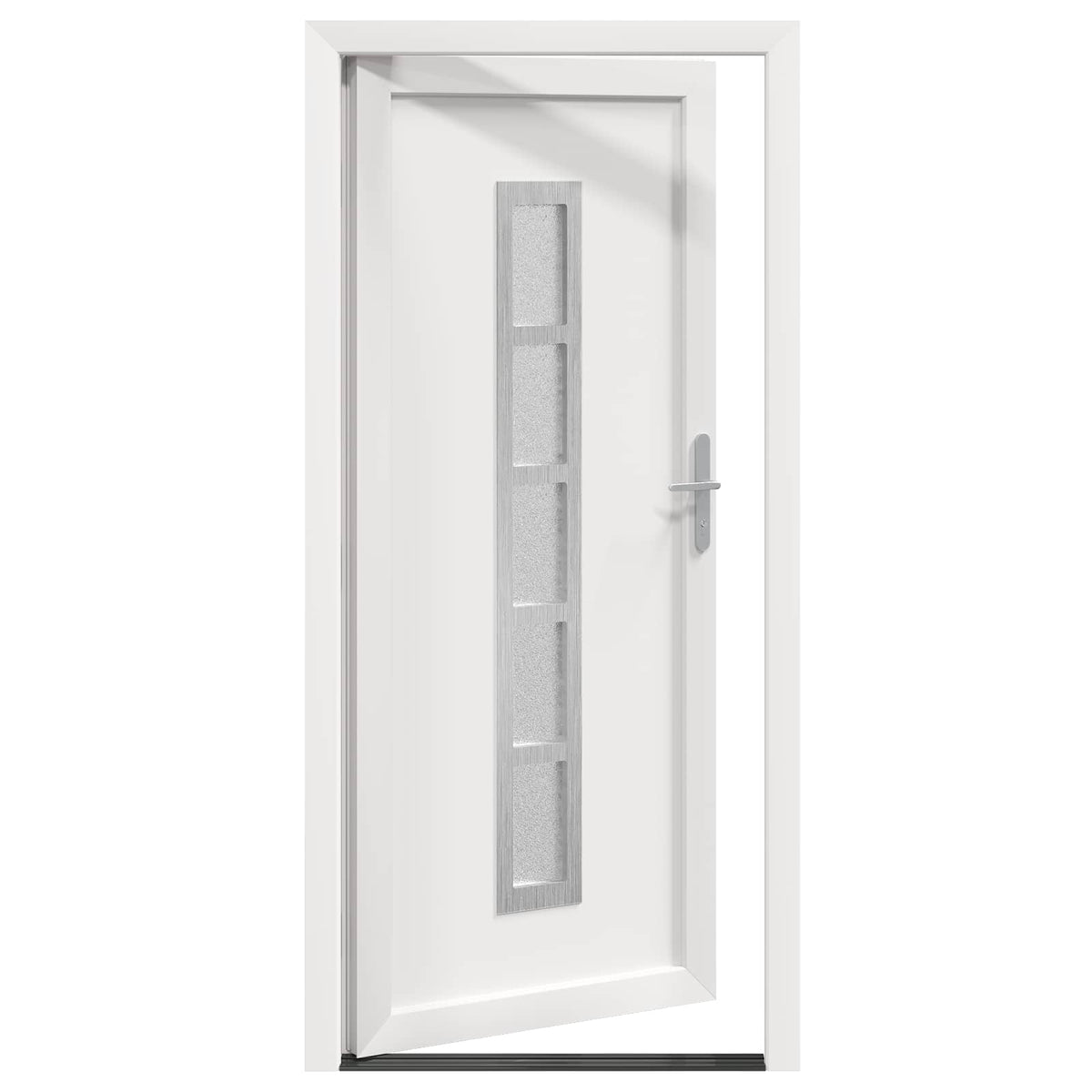 vidaXL Drzwi Frontowe Biały 88 x 200 cm PVC