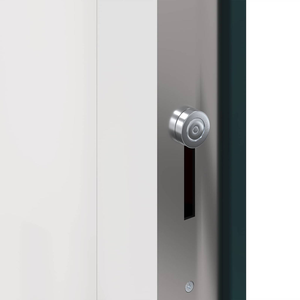 vidaXL Drzwi Frontowe antracytowy 88 x 200 cm PVC