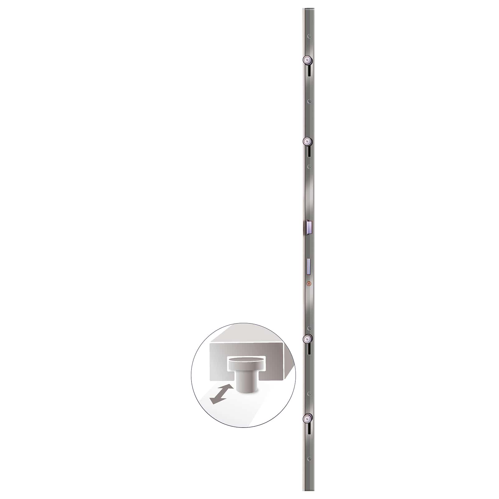 vidaXL Drzwi Frontowe antracytowy 88 x 200 cm PVC