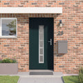 vidaXL Drzwi Frontowe antracytowy 98 x 200 cm PVC