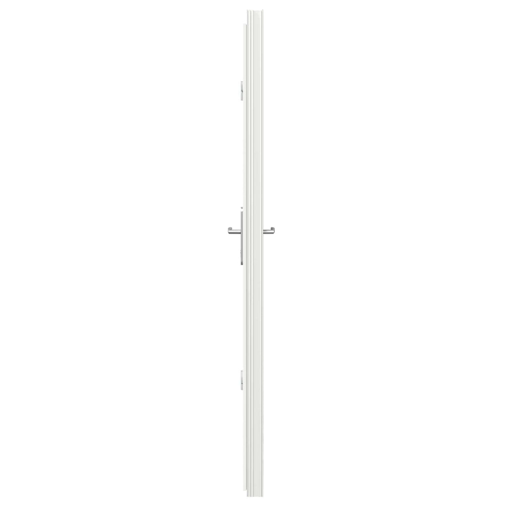 vidaXL Drzwi Frontowe Biały 108 x 208 cm PVC