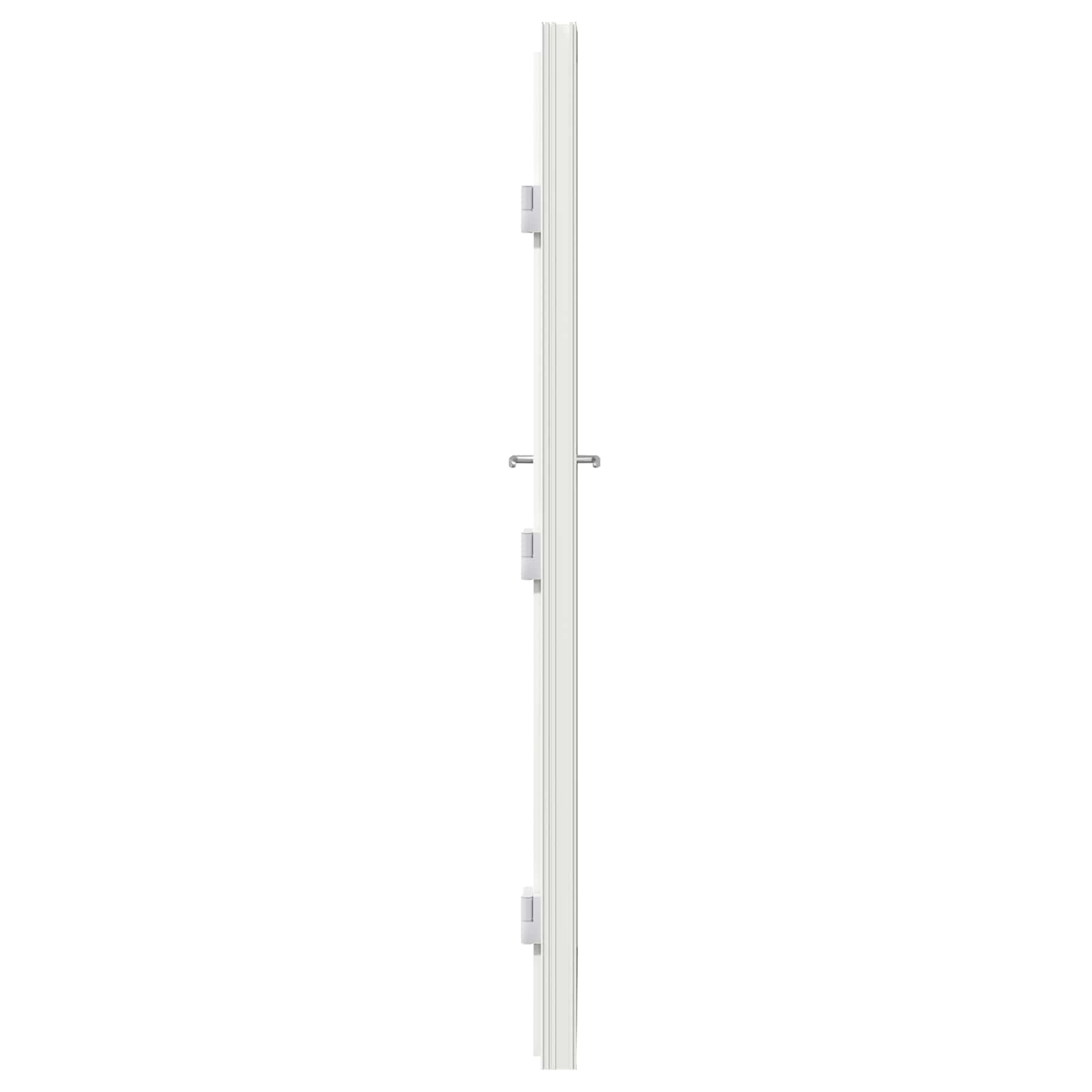 vidaXL Drzwi Frontowe Biały 108 x 208 cm PVC
