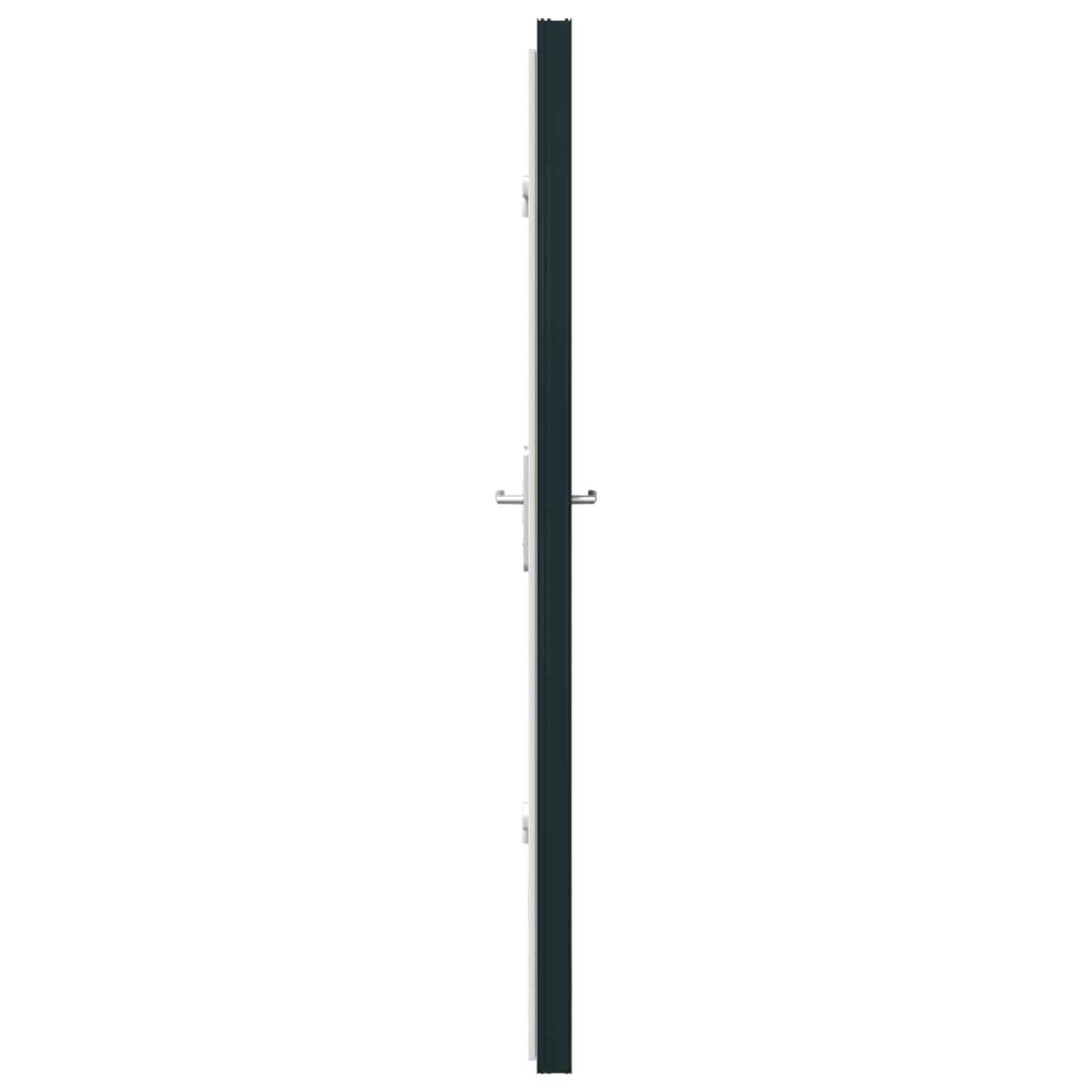 vidaXL Drzwi Frontowe antracytowy 98 x 208 cm PVC