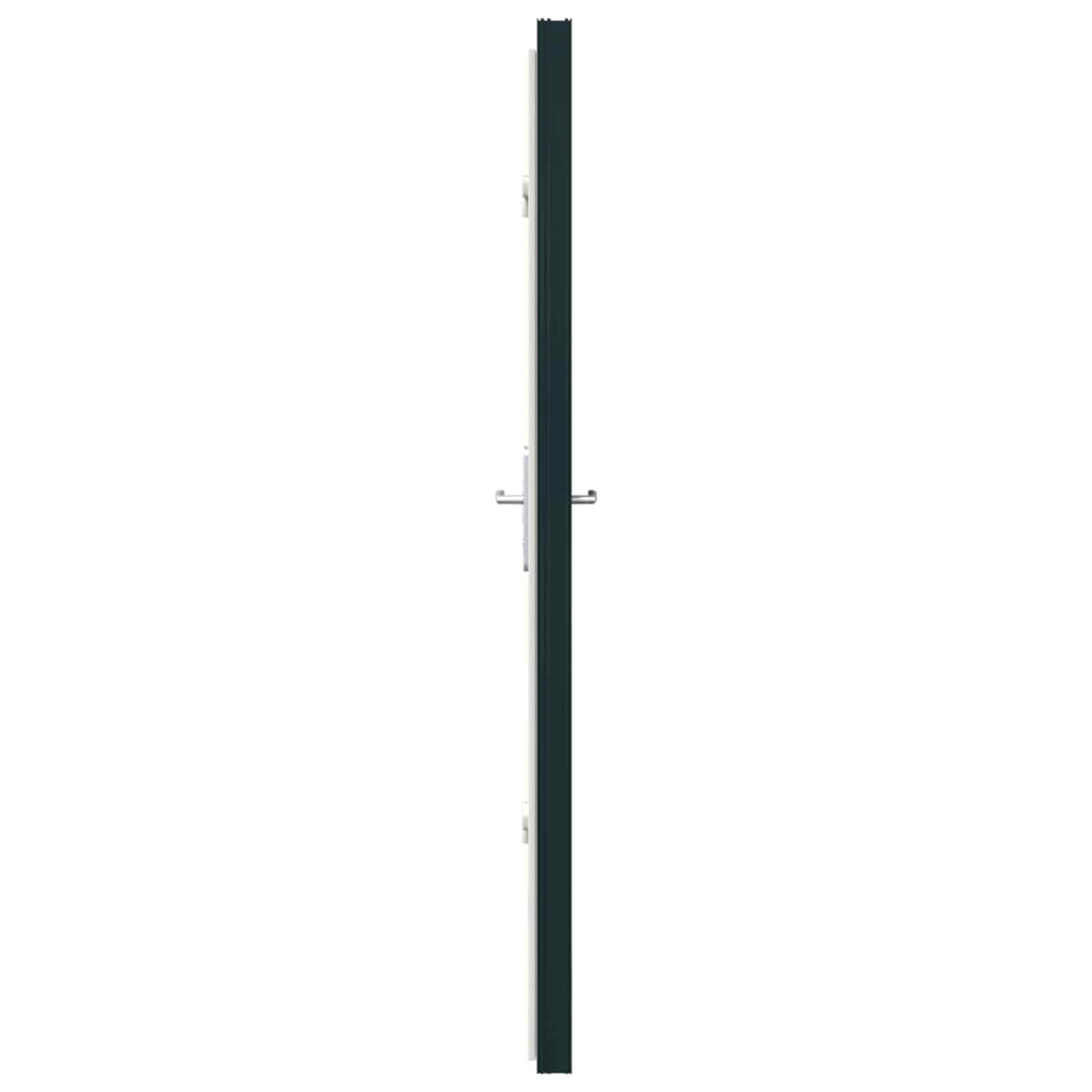 vidaXL Drzwi Frontowe antracytowy 108 x 208 cm PVC