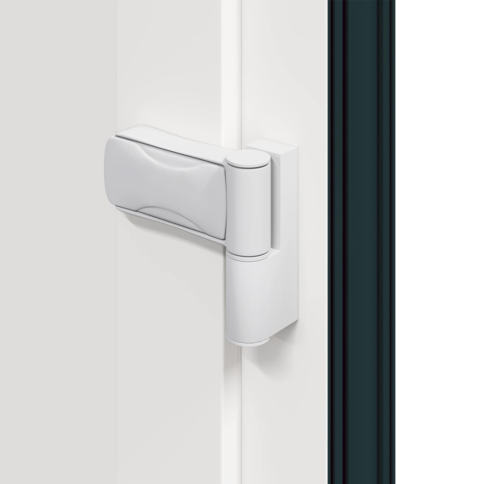 vidaXL Drzwi Frontowe antracytowy 98 x 200 cm PVC