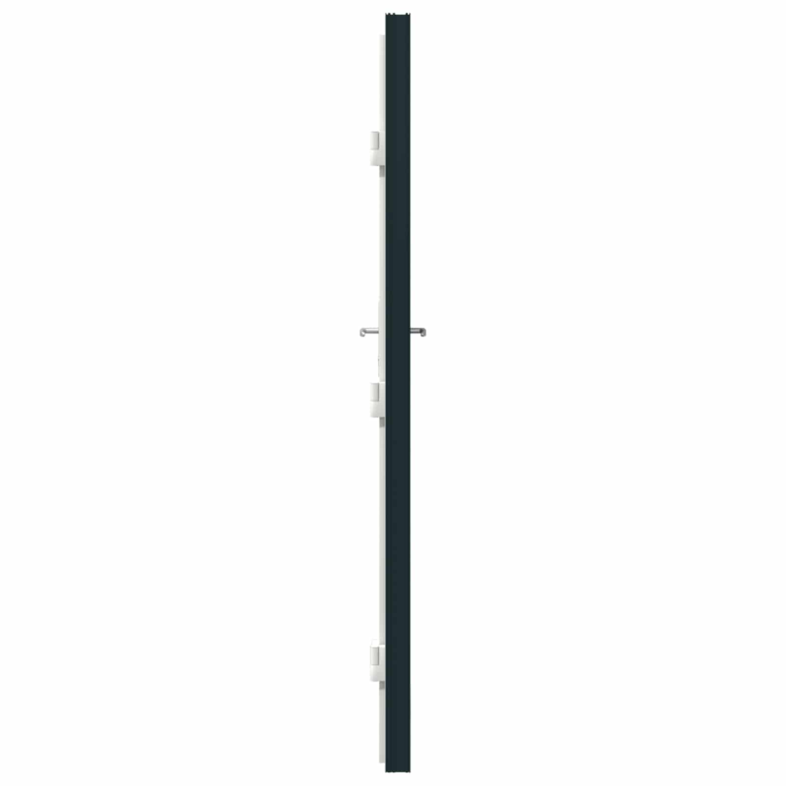 vidaXL Drzwi Frontowe antracytowy 98 x 200 cm PVC