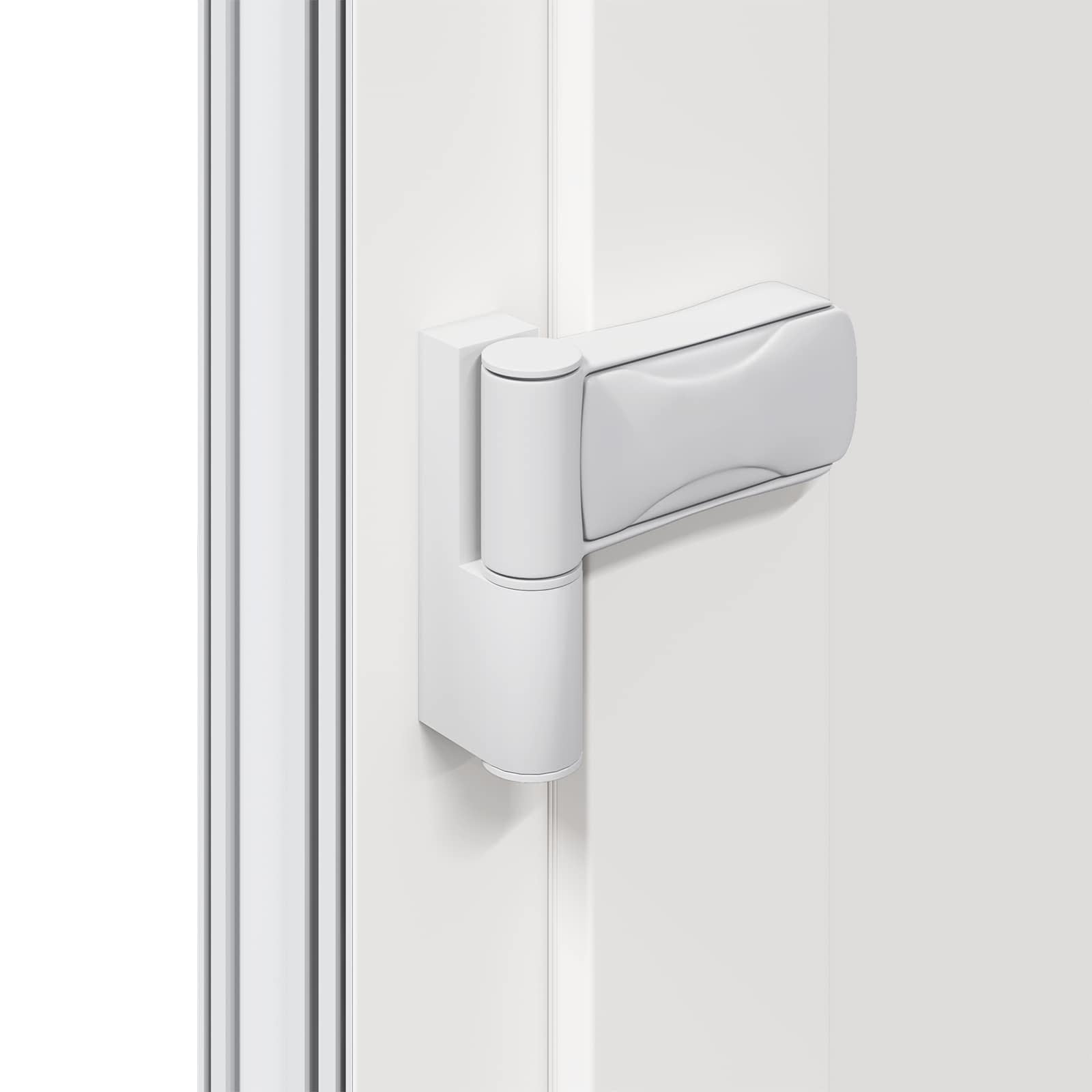 vidaXL Drzwi Frontowe antracytowy 98 x 208 cm PVC