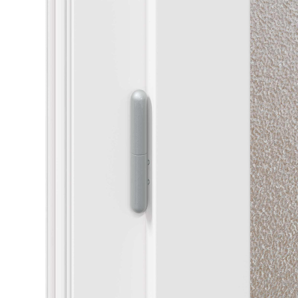 vidaXL Drzwi Wejściowe Boczne antracytowy 98 x 198 cm PVC