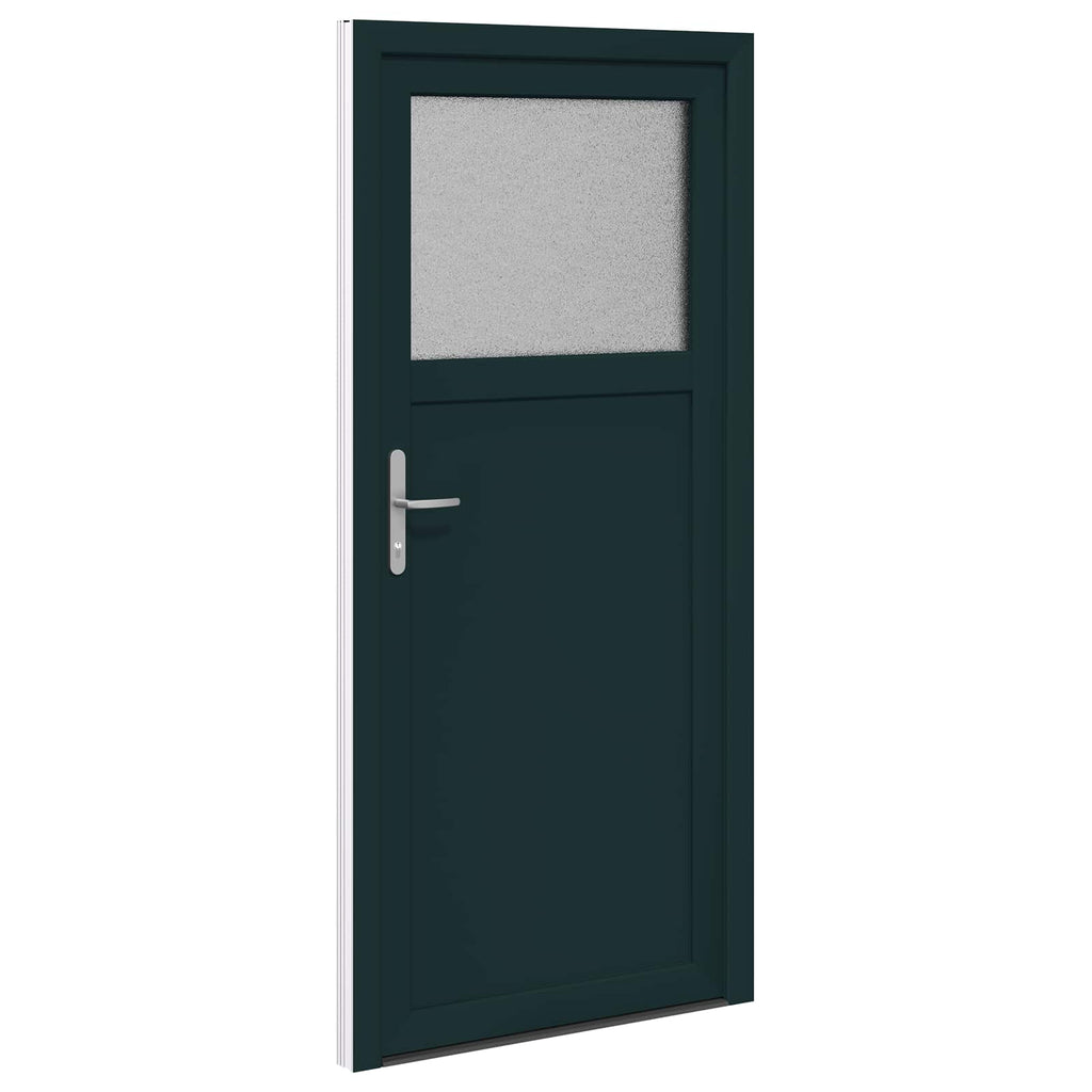 vidaXL Drzwi Wejściowe Boczne antracytowy 98 x 198 cm PVC