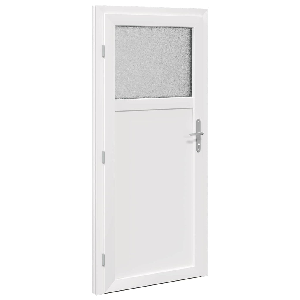 vidaXL Drzwi Wejściowe Boczne antracytowy 88 x 198 cm PVC