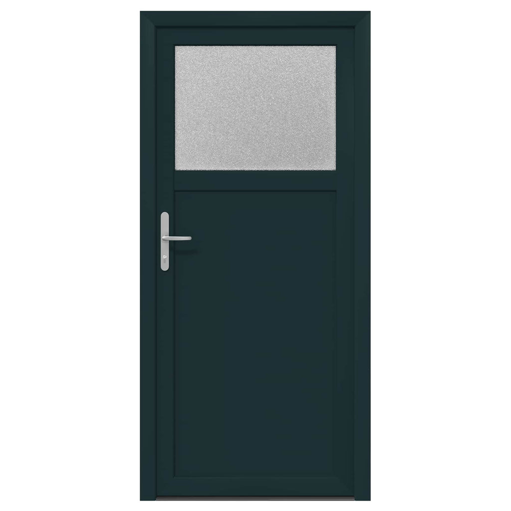 vidaXL Drzwi Wejściowe Boczne antracytowy 88 x 198 cm PVC