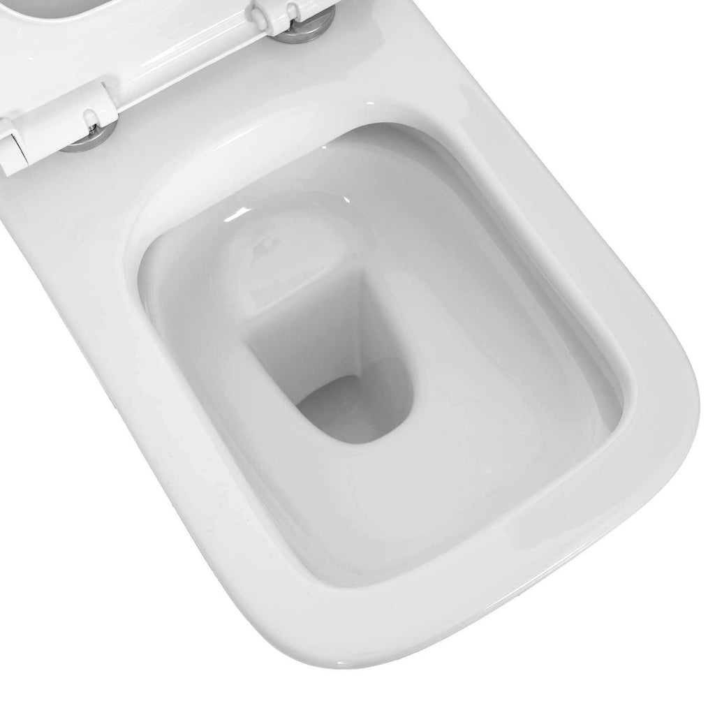 vidaXL Miska WC wisząca Ceramika Biały
