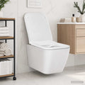 vidaXL Miska WC wisząca Ceramika Biały