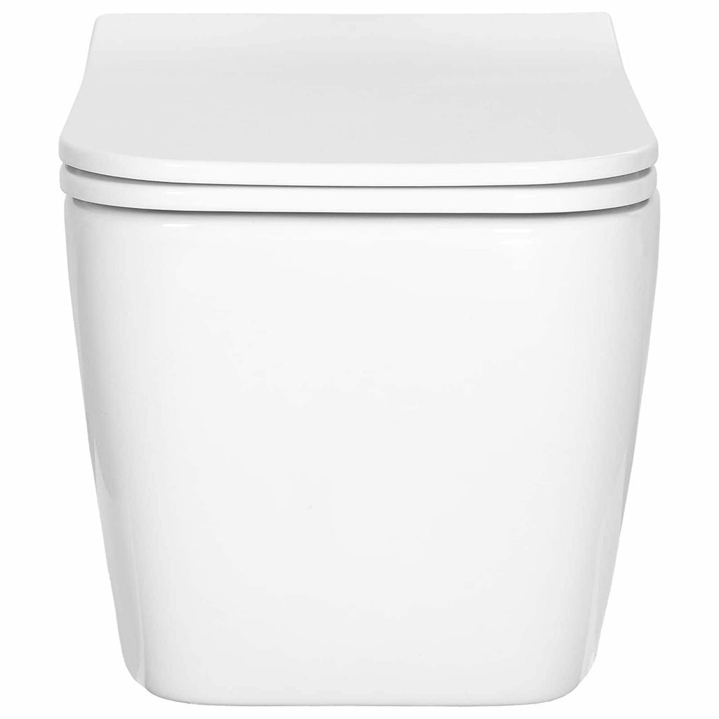 vidaXL Miska WC wisząca Ceramika Biały