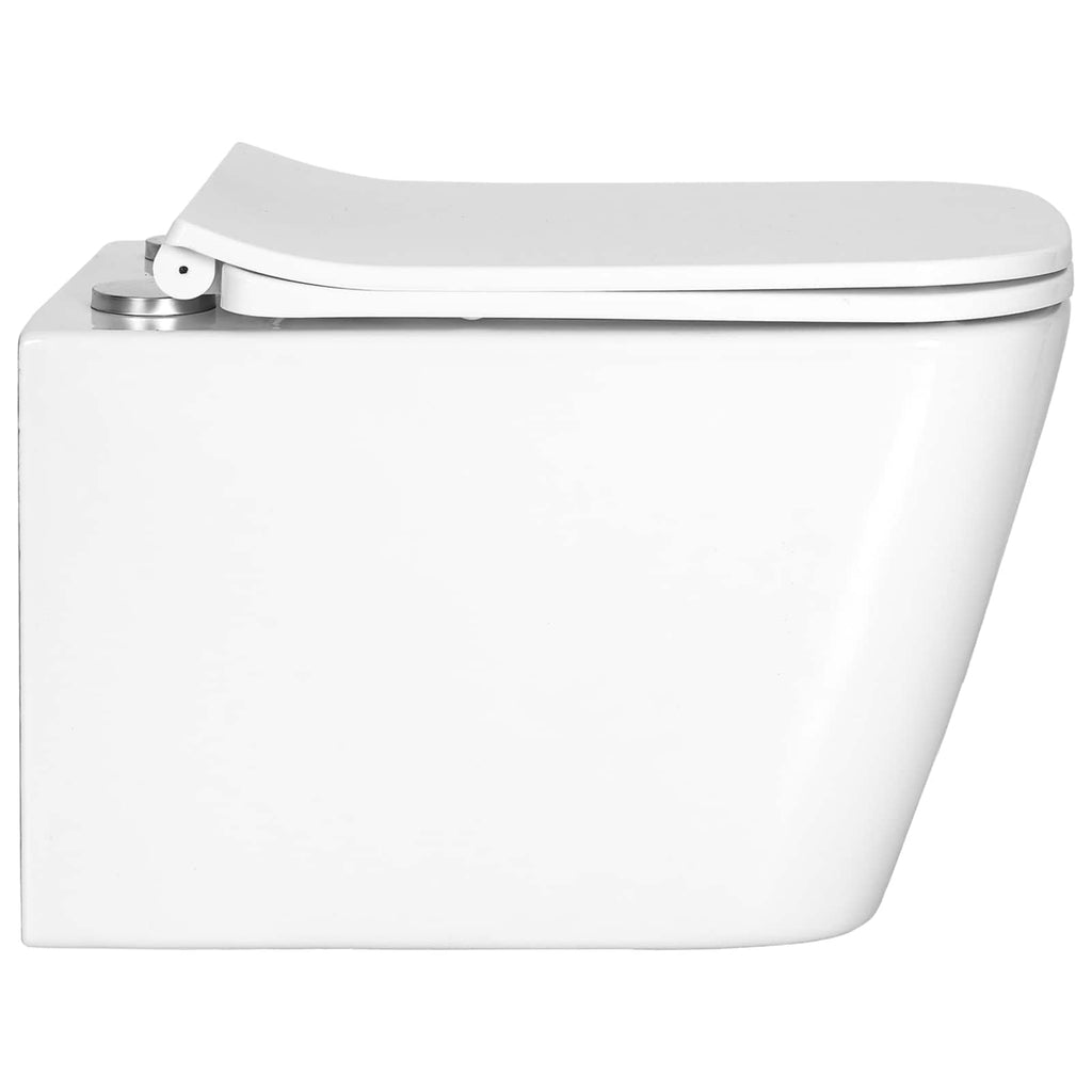 vidaXL Miska WC wisząca Ceramika Biały