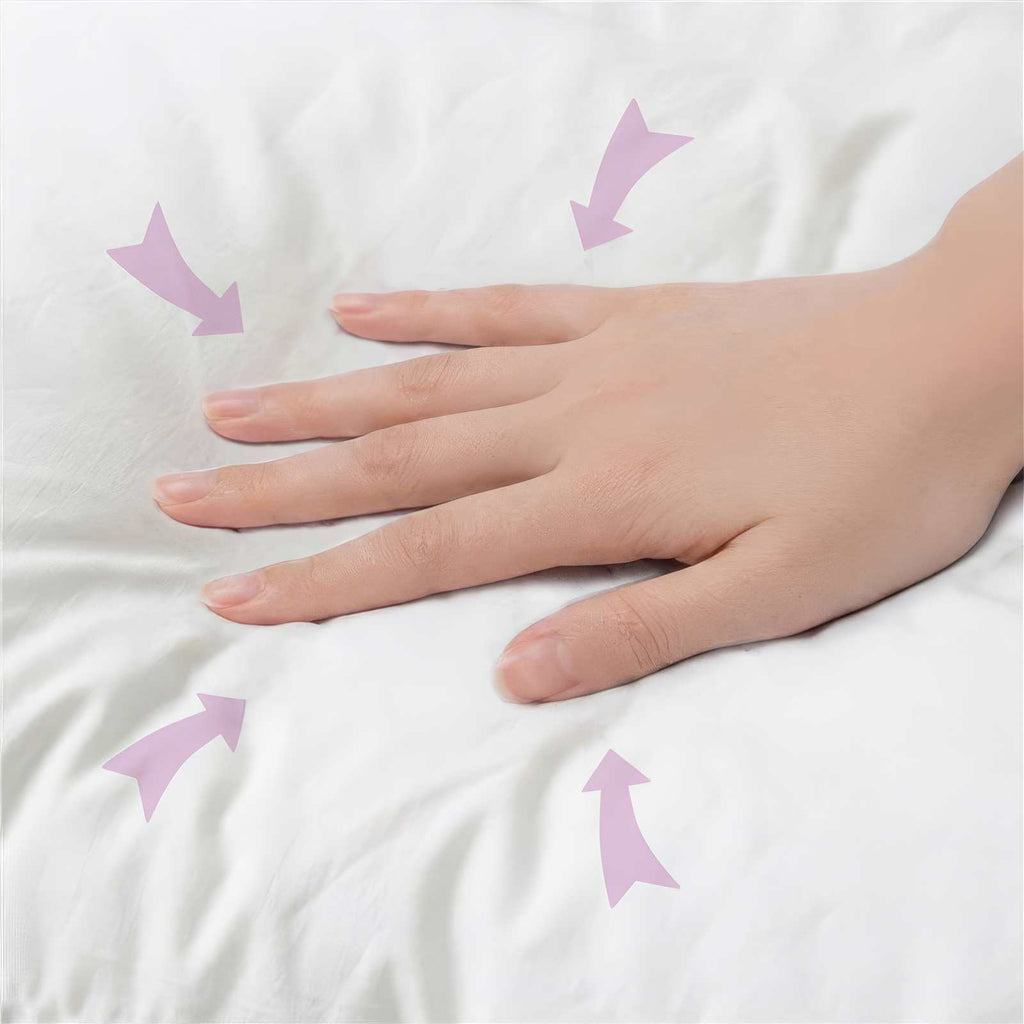 vidaXL Poduszka z poduszką HEERLEN 6 szt. Jasnozielony Fleece PV
