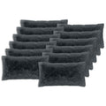 vidaXL Poduszka z poduszką HEERLEN 12 szt. antracytowy Fleece PV