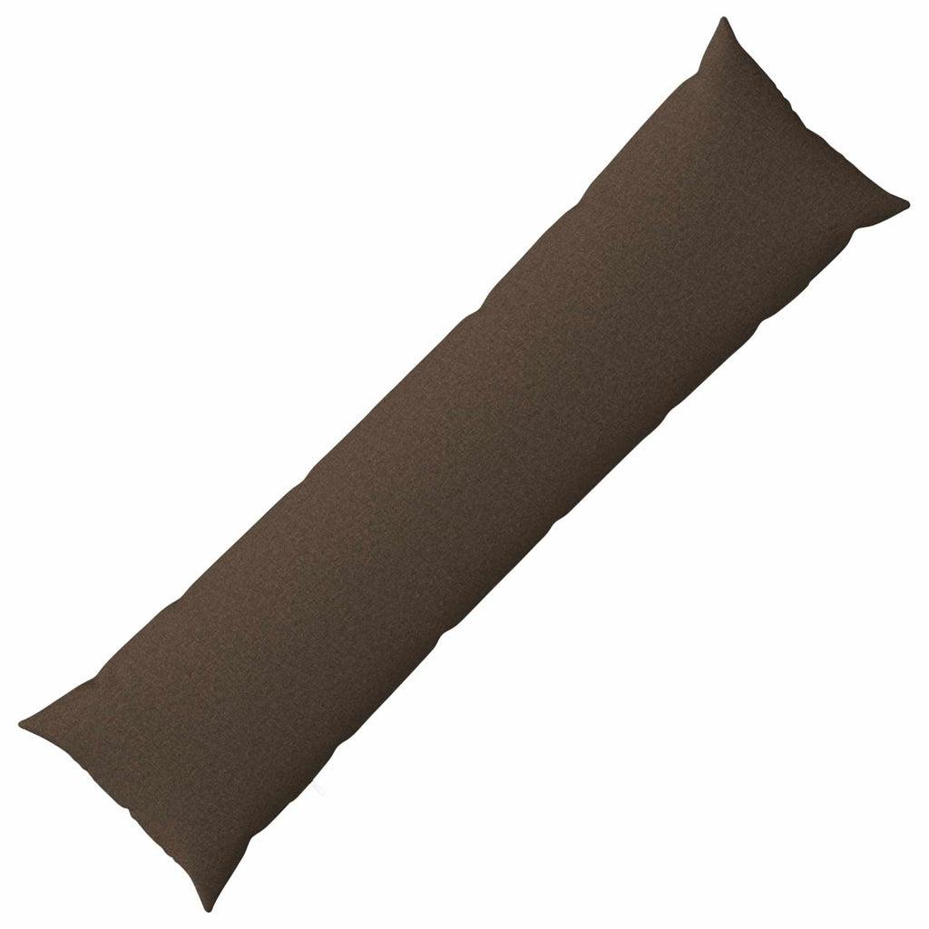 vidaXL Poduszka z poduszką HEERLEN Ciemnoszary 40 x 145 cm tkanina