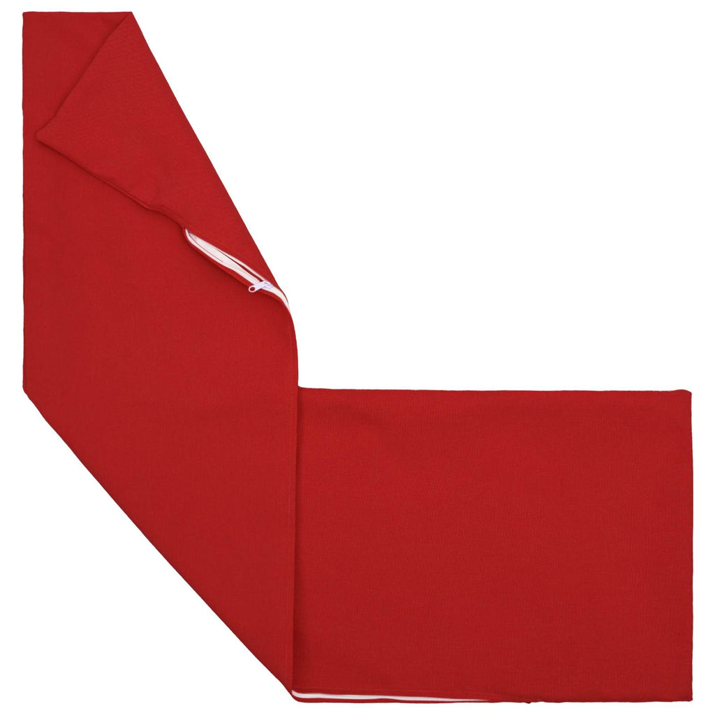 vidaXL Poduszka z poduszką HEERLEN czerwony 40 x 145 cm tkanina