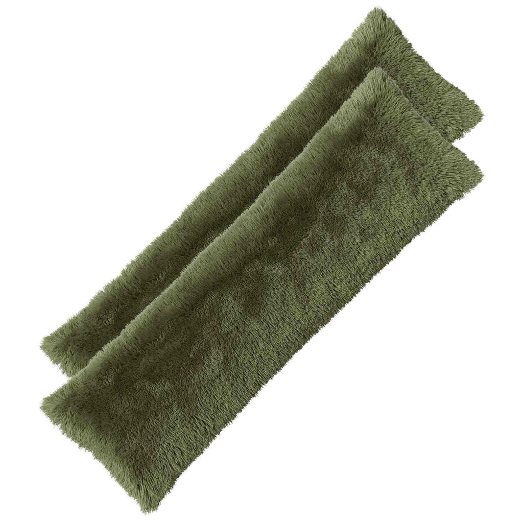 vidaXL Poduszka z poduszką HEERLEN zielony 40 x 145 cm Fleece PV