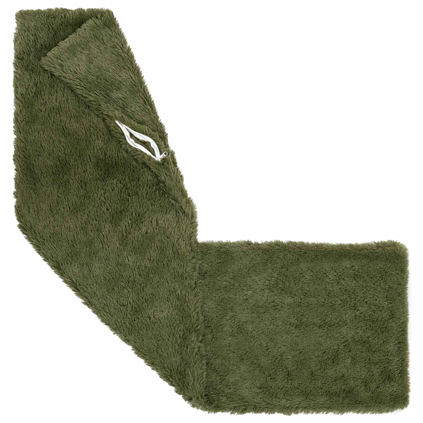 vidaXL Poduszka z poduszką HEERLEN 2 szt. zielony Fleece PV