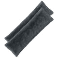 vidaXL Poduszka z poduszką HEERLEN 2 szt. antracytowy Fleece PV