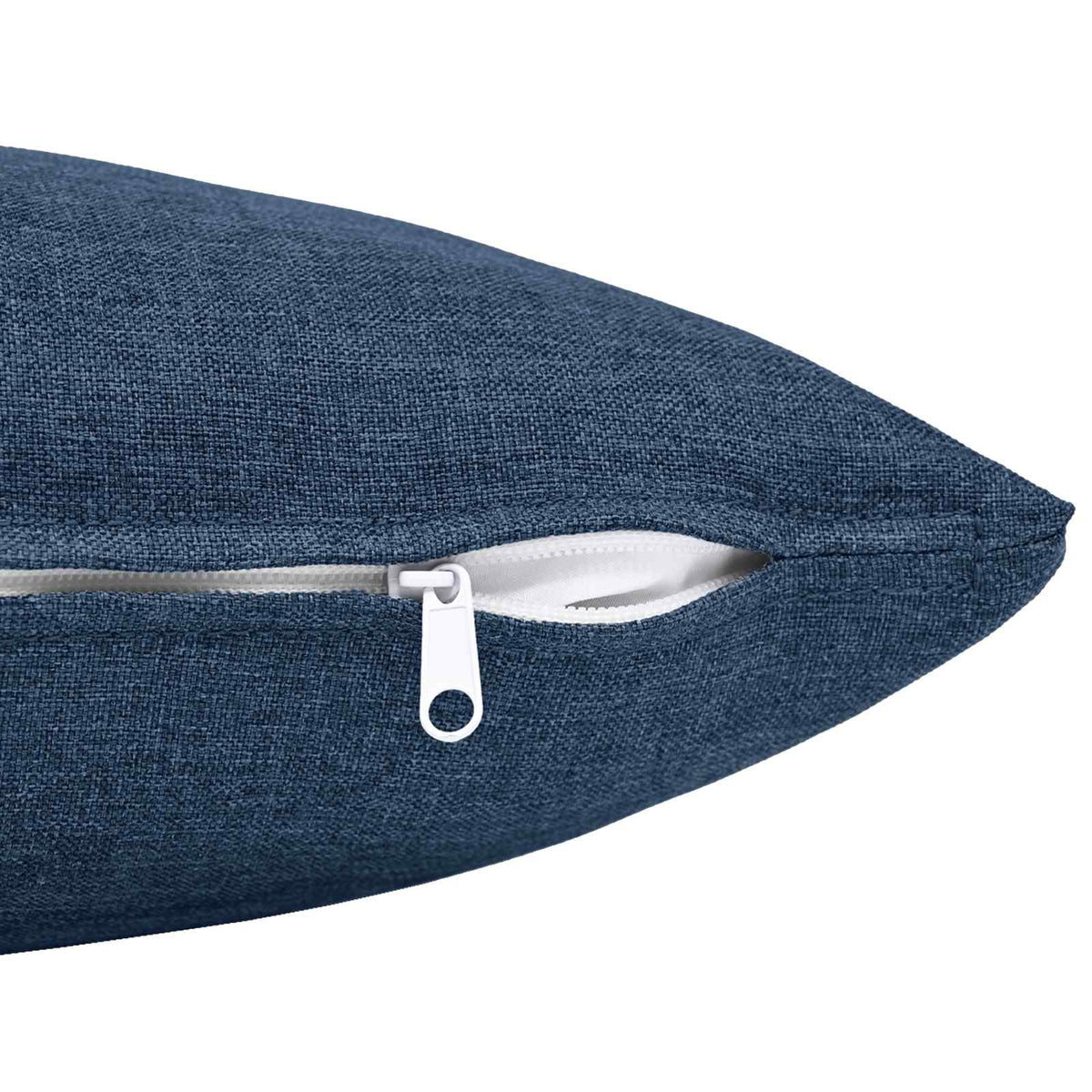 vidaXL Poduszka z poduszką HEERLEN 2 szt. niebieski tkanina