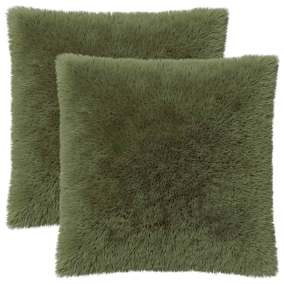 vidaXL Poduszka z poduszką HEERLEN 2 szt. zielony Fleece PV