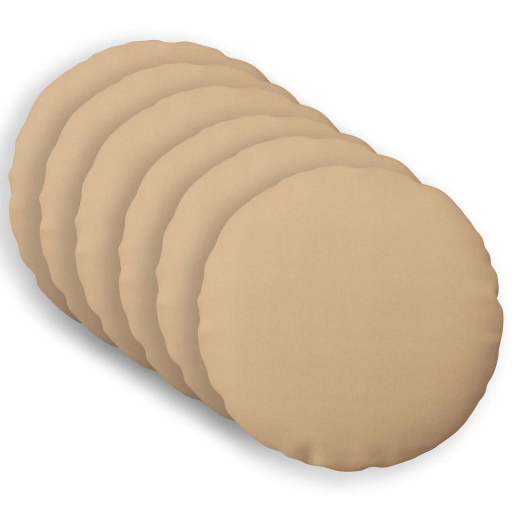 vidaXL Poduszka z poduszką HEERLEN 6 szt. kremowy tkanina