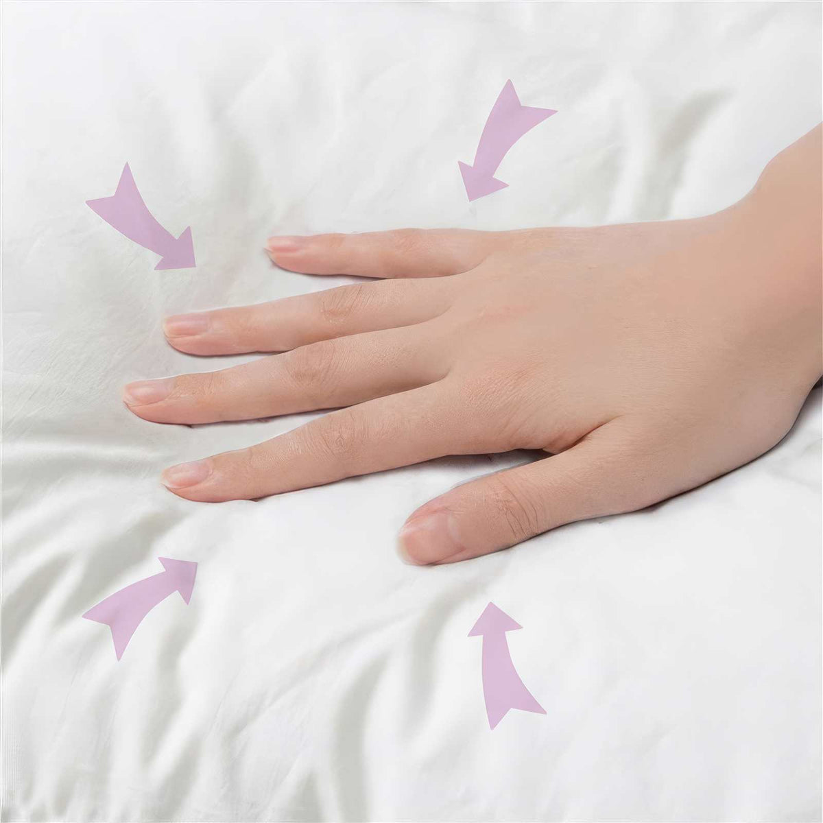 vidaXL Poduszka z poduszką HEERLEN 2 szt. Biały Fleece PV