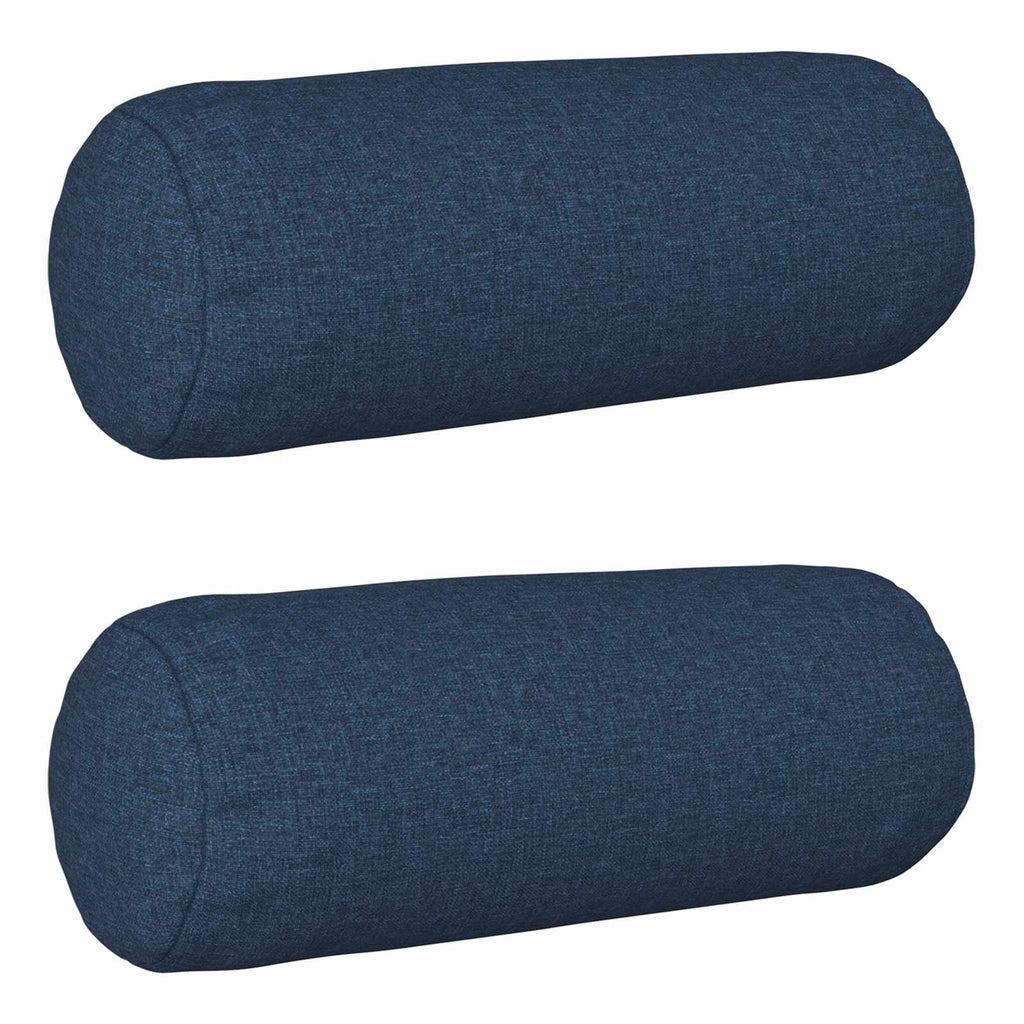 vidaXL Poduszka z poduszką HEERLEN 2 szt. niebieski tkanina