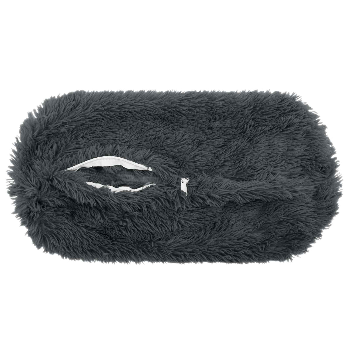 vidaXL Poduszka z poduszką HEERLEN 2 szt. antracytowy Fleece PV