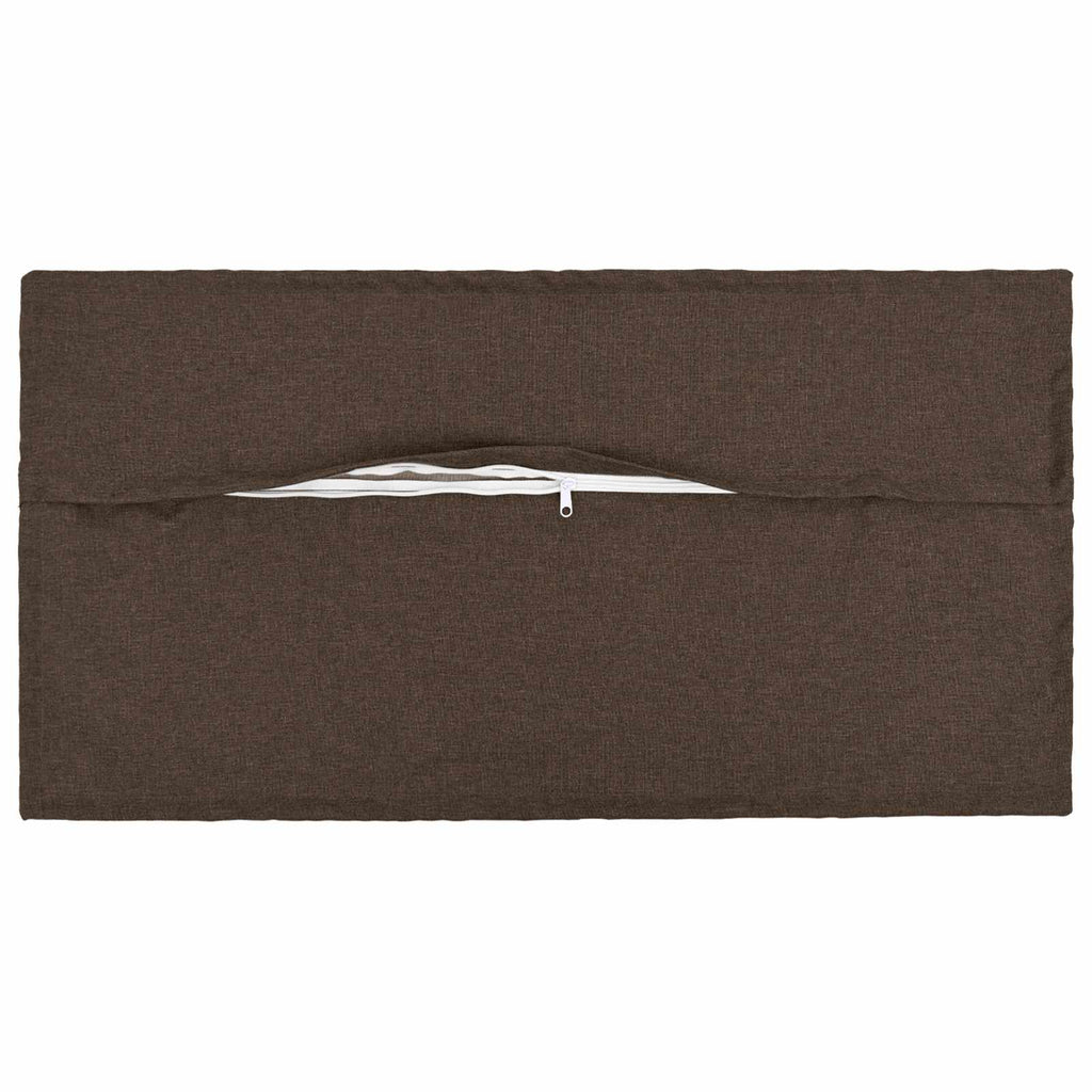 vidaXL Poduszka z poduszką HOUTEN 2 szt. Szarobeżowy Sztuczny len