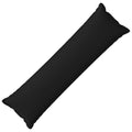 vidaXL Poduszka z poduszką HOUTEN Czarny 40 x 145 cm Sztuczny len