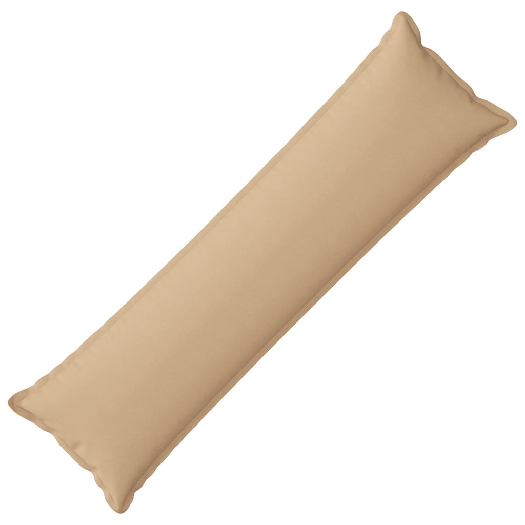 vidaXL Poduszka z poduszką HOUTEN kremowy 40 x 145 cm Sztuczny len