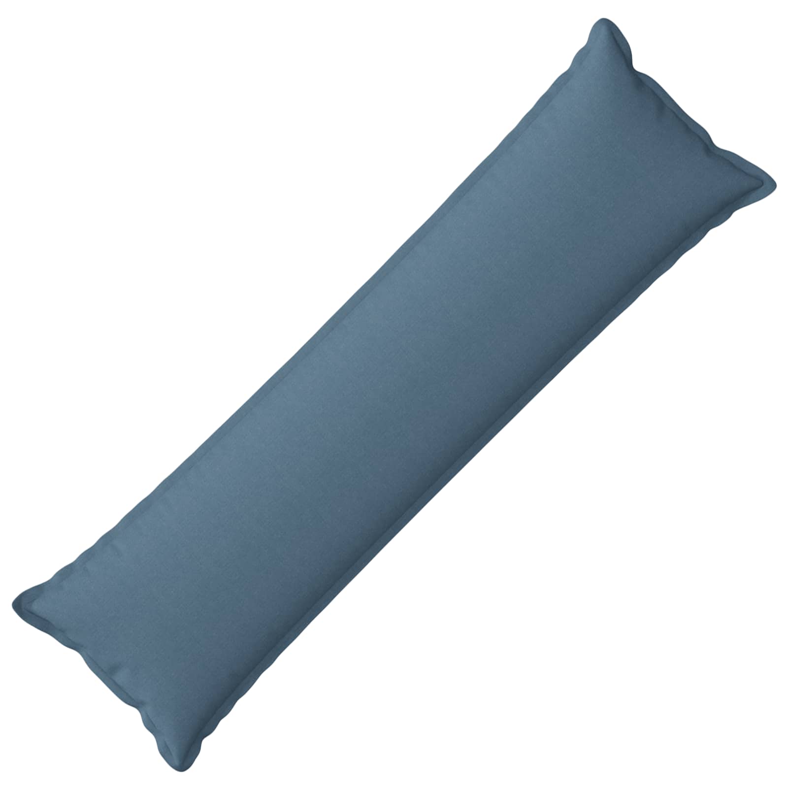 vidaXL Poduszka HOUTEN Niebieski dżins 40 x 145 cm Sztuczny len