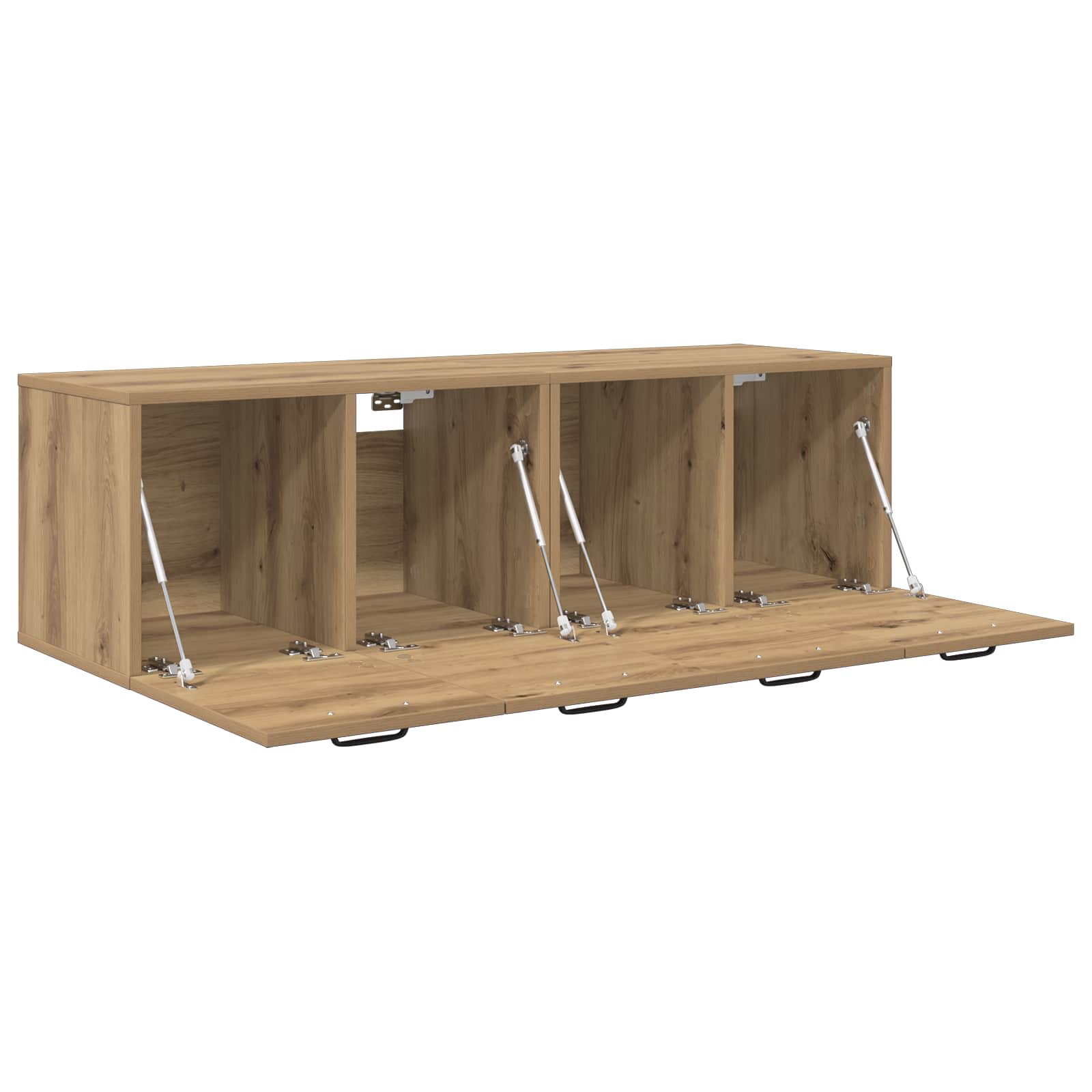 vidaXL Szafka ścienna 2 szt. 120 x 36,5 x 35 cm Drewno inżynieryjne