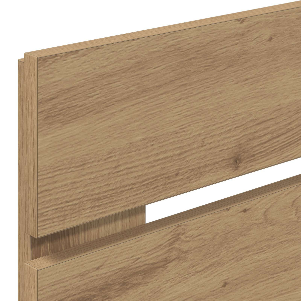 vidaXL Bed Frame with Storage and Headboard Artisan Oak 160 x 200 cm