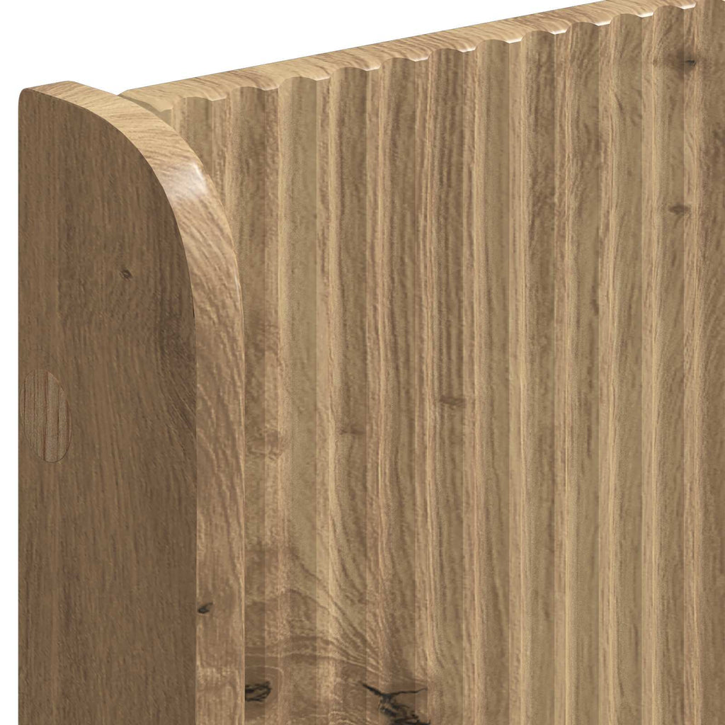 vidaXL Stelaż łóżka z przechowywaniem i zagłówkiem Artisan Oak