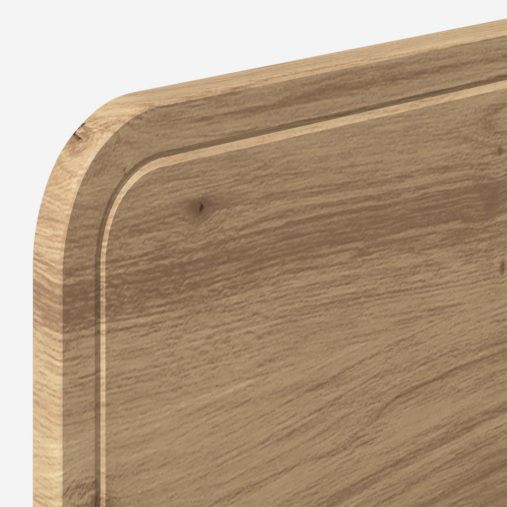 vidaXL Bed Frame with Storage and Headboard Artisan Oak 180 x 200 cm