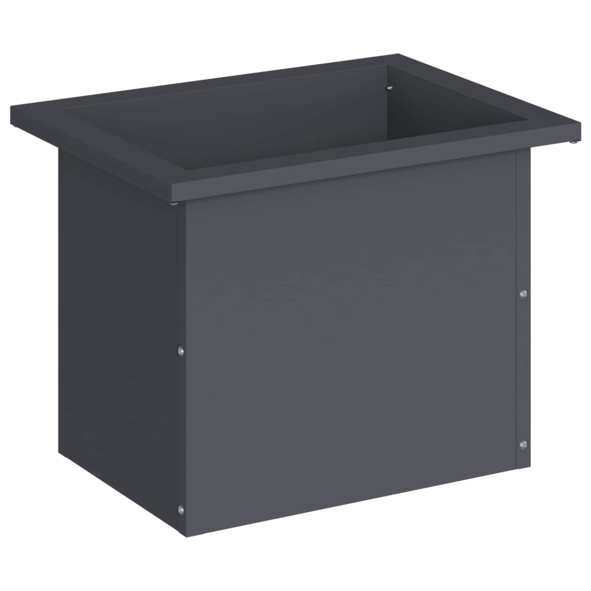 vidaXL Donica ogrodowa z oświetleniem LED Antracyt 30 x 40 x 30 cm