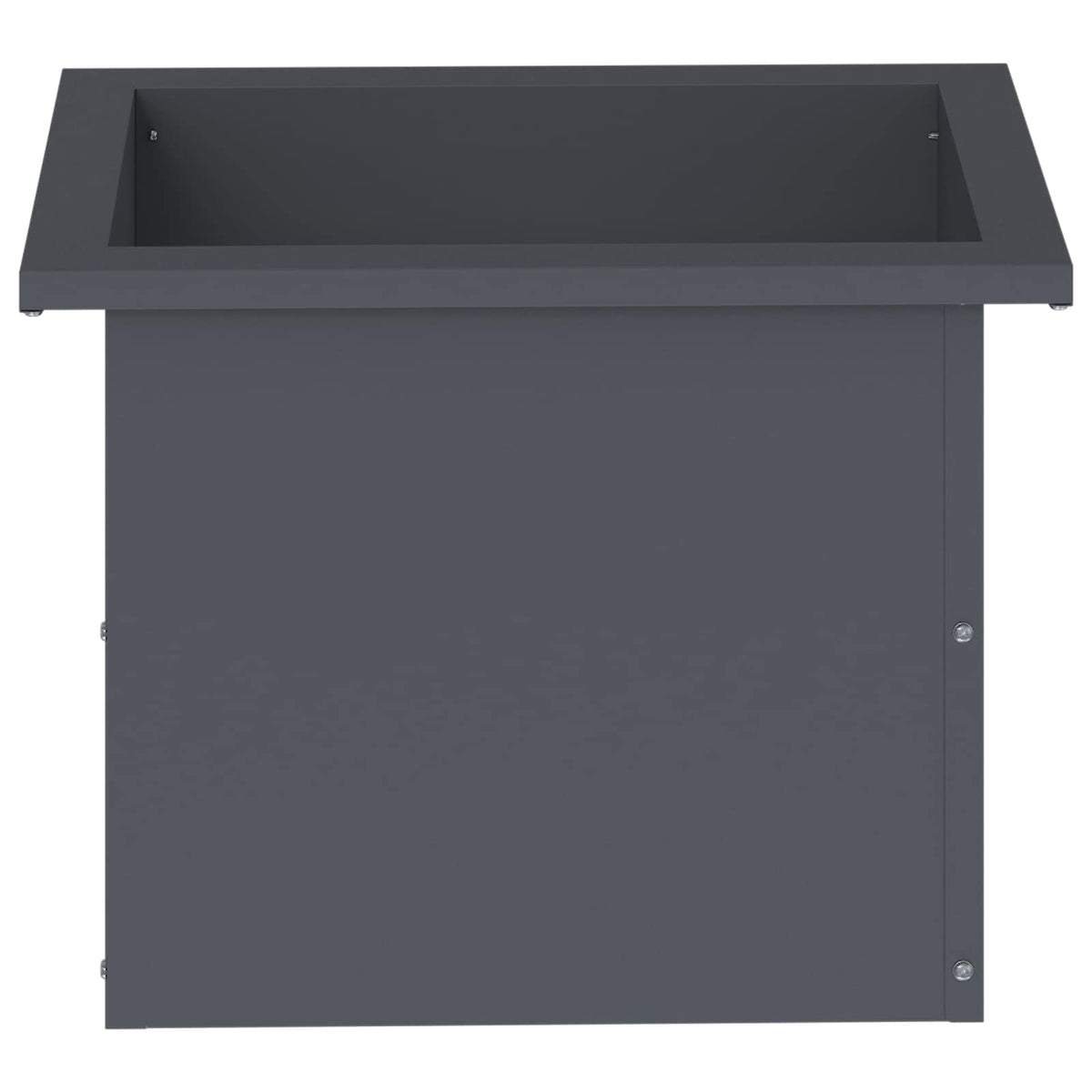 vidaXL Donica ogrodowa z oświetleniem LED Antracyt 30 x 40 x 30 cm