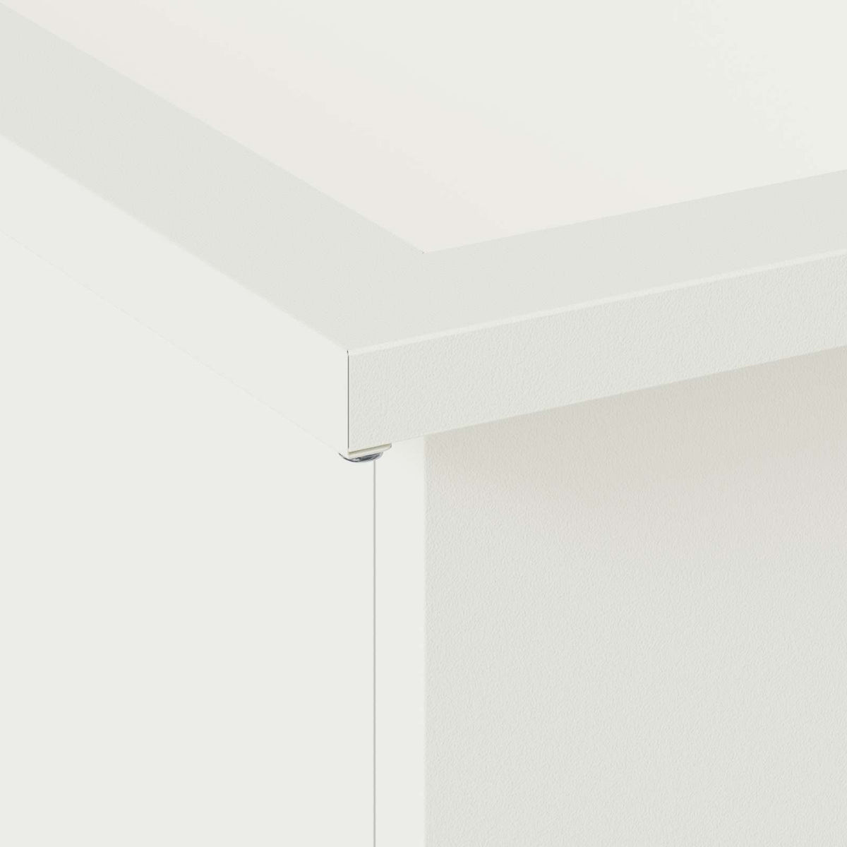 vidaXL Donica ogrodowa z oświetleniem LED Biały 30 x 60 x 30 cm Stal