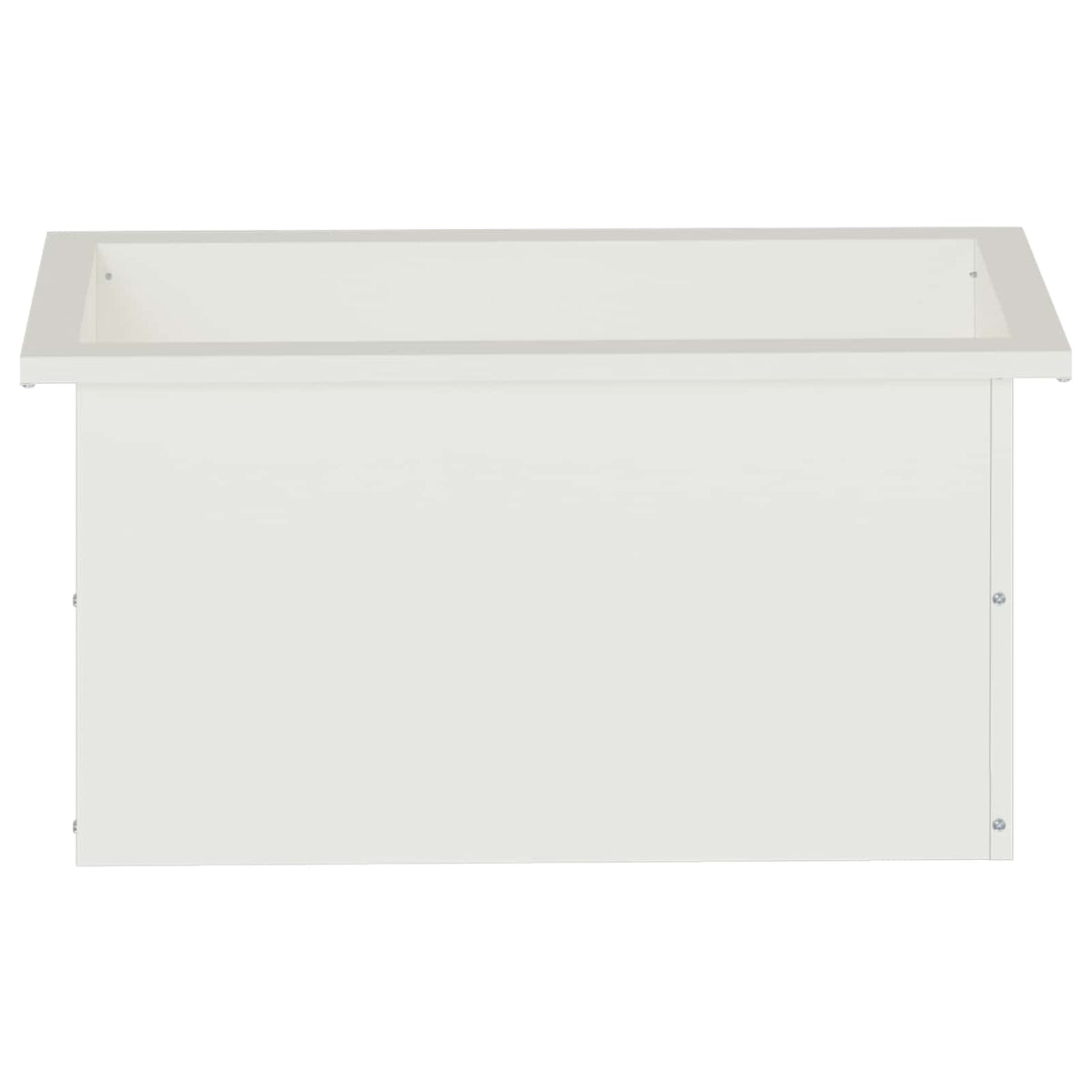 vidaXL Donica ogrodowa z oświetleniem LED 2 szt. Biały 30 x 60 x 30 cm