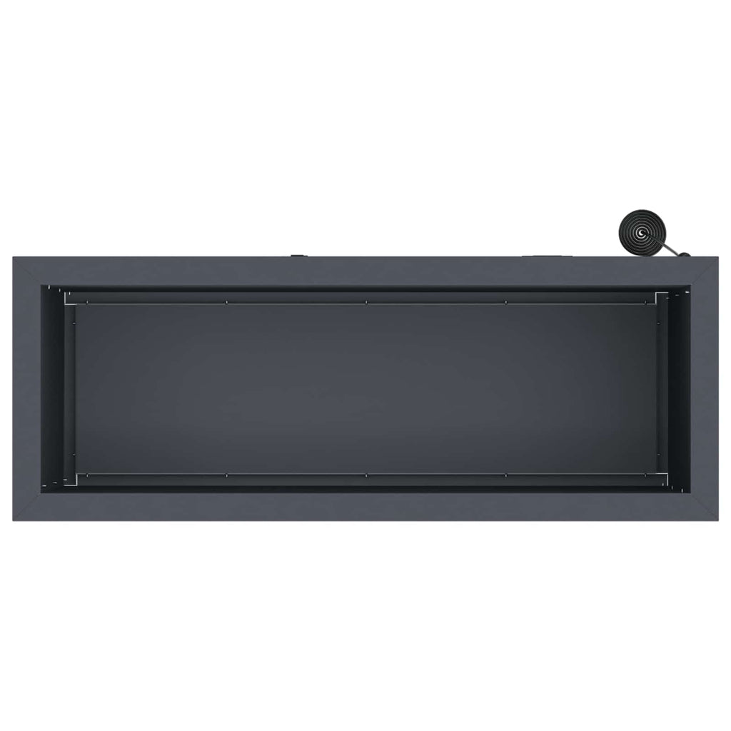 vidaXL Donica ogrodowa z oświetleniem LED Antracyt 30 x 80 x 30 cm
