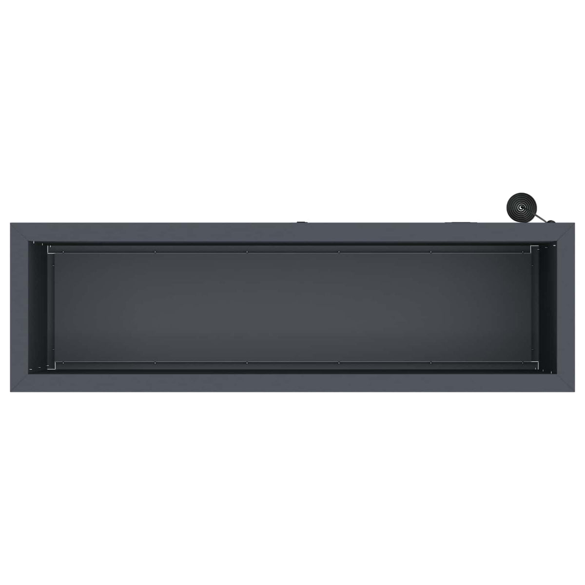 vidaXL Donica ogrodowa z oświetleniem LED 2 szt. Antracyt