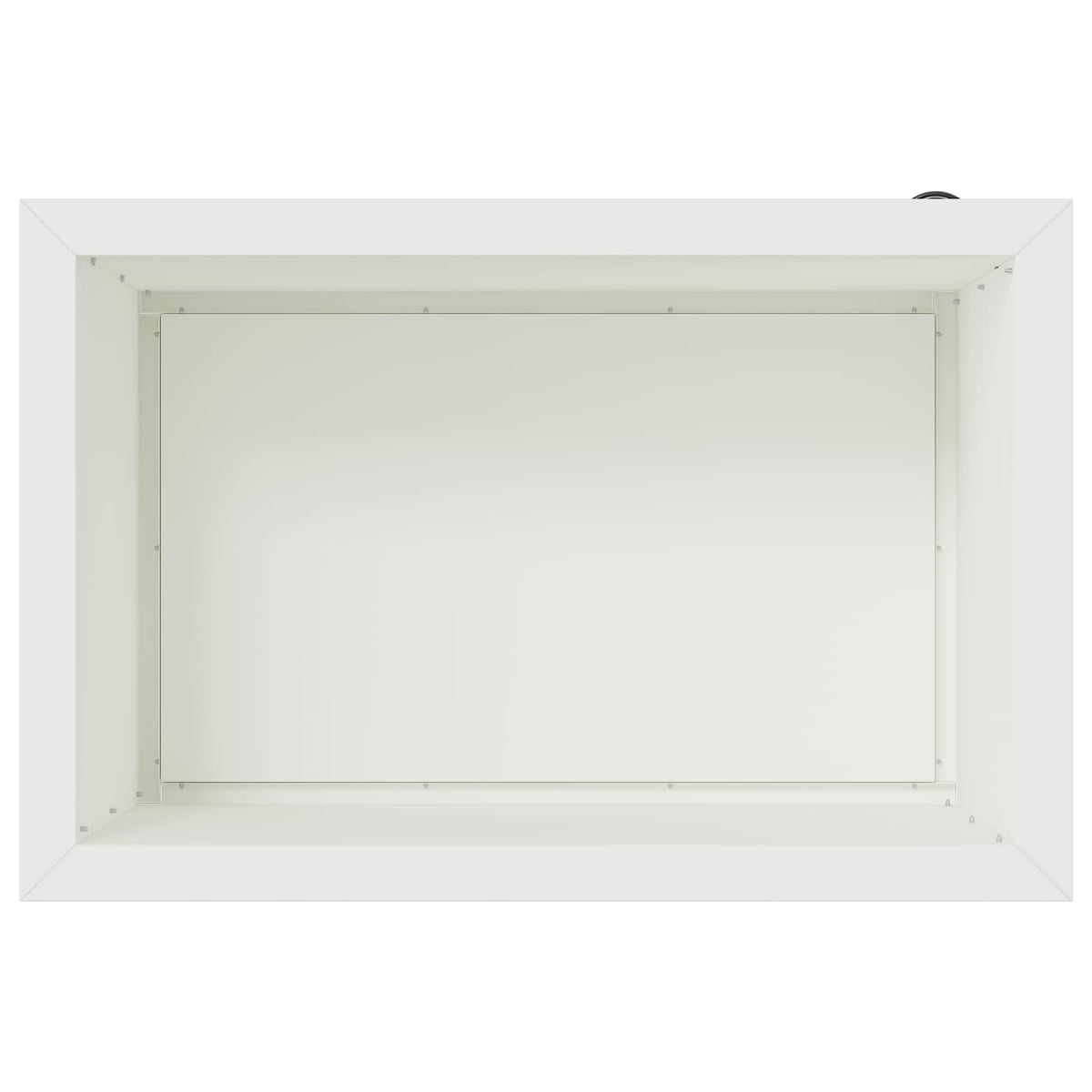 vidaXL Donica ogrodowa z oświetleniem LED 2 szt. Biały 40 x 60 x 40 cm