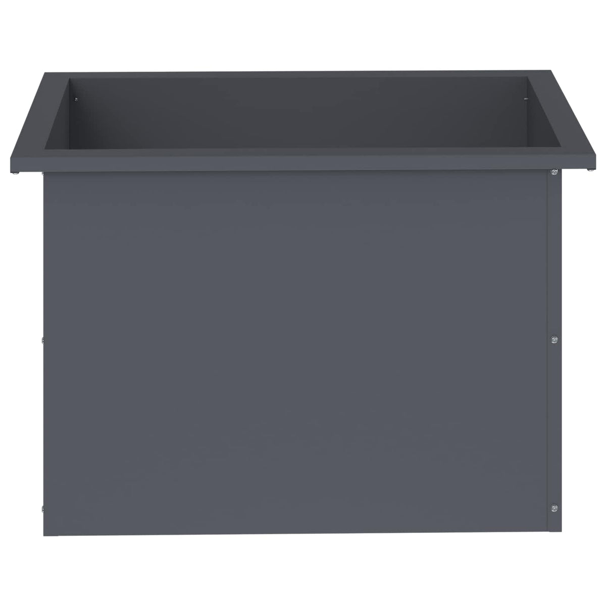 vidaXL Donica ogrodowa z oświetleniem LED Antracyt 40 x 60 x 40 cm