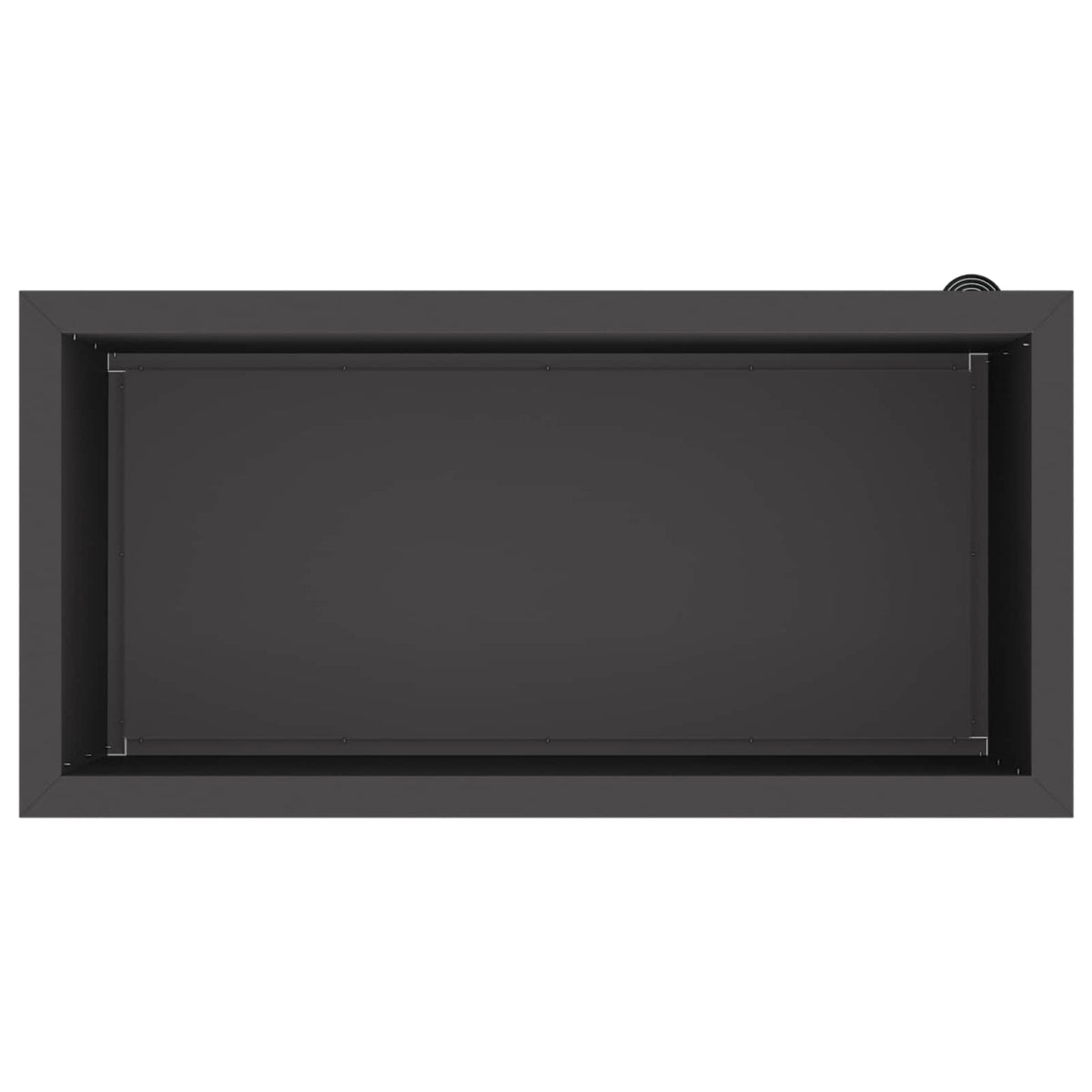 vidaXL Donica ogrodowa z oświetleniem LED 2 szt. Czarny