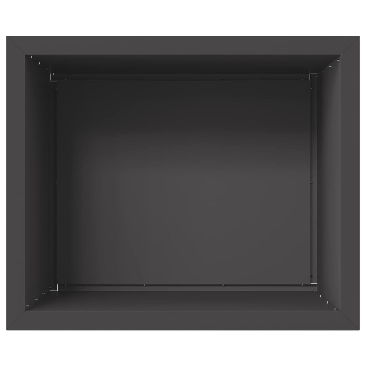 vidaXL Donica ogrodowa z oświetleniem LED Czarny 50 x 60 x 48 cm Stal
